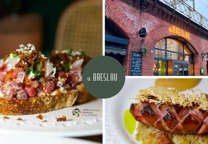 Wrocławskie podróże kulinarne: st. Breslau, tatarski toast i kiełbasa na nasypie Bogusławskiego.