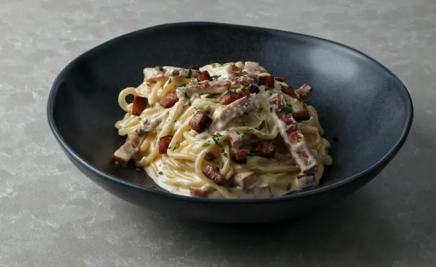 Klasyczna carbonara bez śmietany - Jak zrobić idealnie kremowy sos?